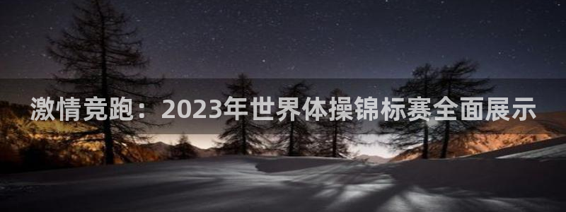 球客岛：激情竞跑：2023年世界体操锦标赛全面展示