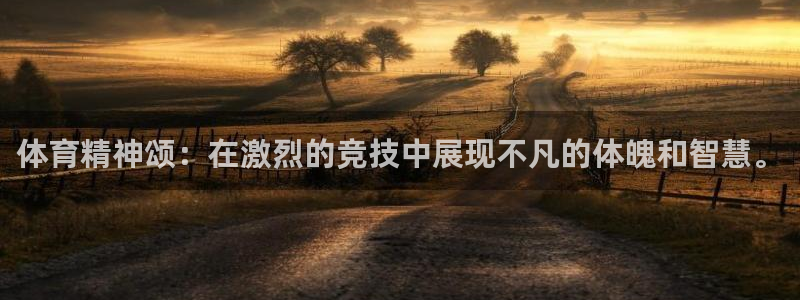 球客岛：体育精神颂：在激烈的竞技中展现不凡的体魄和智慧。