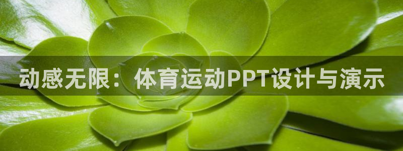 球客岛：动感无限：体育运动PPT设计与演示
